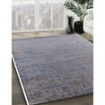 thumbnail image 2 of Ahgly Company Indoor Round Mid-Century Modern Dark Gray Oriental Area Rugs, 4' Round, 2 of 6