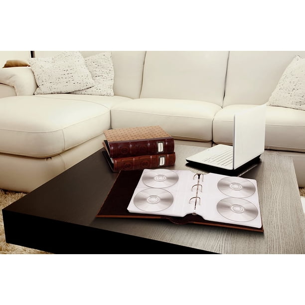 Bellagio-Italia Insert Sheets for CD/DVD Storage Binder - Holds