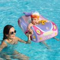 thumbnail image 5 of KAIYANG Anillo de natación para bebé con capota para el sol, aro extraíble para bebé con flotador antivuelco, piscina inflable rosa, 5 of 5