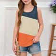 thumbnail image 2 of Gilet Sans Manches pour Filles, Col Rond, Design Imprimé, Tissu Doux et Respirant, Tenue Décontractée, Convient aux Âges de 5 à 14 Ans, 2 of 8