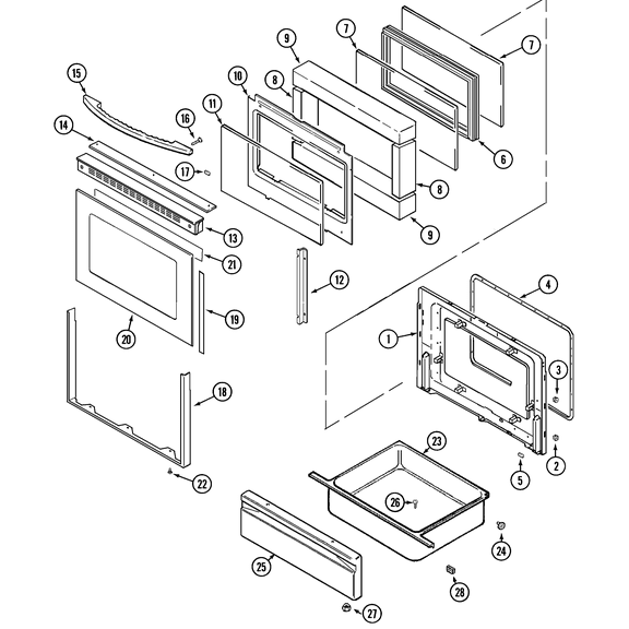 Whirlpool WP74003653 Trim Door - OEM Part