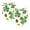 Multi-colored 3, variant on PhooArto Clover Leaves Ladybug Pattern Dog Bandanas, 2 Pack Soft Washable Pet Scarf Triangle for Large Dogs Puppies and Cats