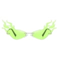 thumbnail image 2 of Gafas de sol HUOGUO Fashion Irregular Cat Eye UV400 para hombre y mujer, 2 of 4