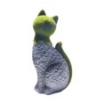 thumbnail image 1 of Simulación de adornos de resina de escultura de la estatua del gato para el patio del césped del patio, 1 of 9