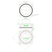 2Inch Speaker 53mm Full Range Speakers Bass 4 Ohm 10W Multimedia Loudspeaker For DIY Speaker Replacement