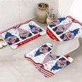 thumbnail image 5 of HengDidi 4th of July Independence Day Bathroom Set Cushion Set 3PC Patriotic Toilet Cover & Shower Mat Combo with Secure Grip, Red White Blue Decor for Holiday Home Styling, 5 of 6