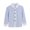 Light Blue, variant on Boys Solid Long Sleeve Dress Shirt, Classic Button Down Collared Formal Top