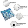 thumbnail image 6 of BANET Card Decorative Throw Pillow Case Pack of 2, Pile of Fortune Telling Elements Jumbled Together Fantasy Themes, Couch Bedroom Living Room Cushion Cover, Teal Black 22x22in, 6 of 7