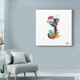 thumbnail image 3 of Trademark Fine Art 'Romantic Luxe Monogram J Navy' Canvas Art by Janelle Penner, 3 of 3
