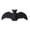 E, variant on Woven Rattan Bat Wall Hanging Halloween Decor, 3D Scary Handcrafted Black Rope Bats, Rustic Natural Farmhouse Halloween Creepy Decorations for Home Fireplace Door,A