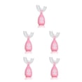thumbnail image 2 of Bearachild Silicona Handheld U-Type Baby Cepillo de Cepillo de de entrenamiento Portable Kids Toddlers Limpieza Gadgets Small, Pink Type2 NO2 Bearachild CBP160306, 2 of 6