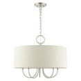 thumbnail image 4 of 49805-91 Livex Lighting Blossom - 5 Light Pendant in New Traditional Style - 22 Inches wide by 18 Inches high-Brushed Nickel Finish    -Traditional, 4 of 17