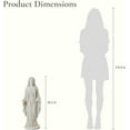 thumbnail image 2 of LuxenHome Virgin Mary Statue Outdoor, 30'' Religious Garden Statue, Blessed Mother Outdoor Statue, Virgen De Guadalupe Statues, Large Outdoor Garden Statues, Sculptures Decorations Home Yard Patio, 2 of 8