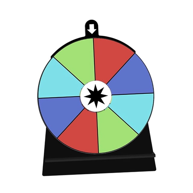 Xingzhi Color Rotating Wheel Editable Roulette Wheel Restaurant Gatherings for Shops 8 Slots