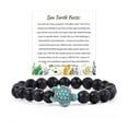 thumbnail image 4 of Save The Turtle Bracelet Energy Natural Stone Turquoise Bead Jewelry Turtle, 4 of 8