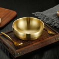 thumbnail image 4 of Double Thick Metal Rice Cereal Bowls 304 Stainless Steel Bowl Double Walled Ice Cream Soup Bowls Heat Insulated Mixing Bowl, 4 of 9