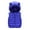 Blue, variant on XBASW Kids Toddlers Baby Girls Boys Winter Vest Solid Color down Cotton Waistcoat Ears Hooded Warm Sleeveless Jacket Outerwear 1-6T