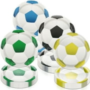 80 Pcs Soccer Party Decorations Plates - Including 9" Soccer Plates Party Soccer Disposable Dessert Plates for Kids Football Fan Sports Event Game Day Soccer Birthday Party Supplies