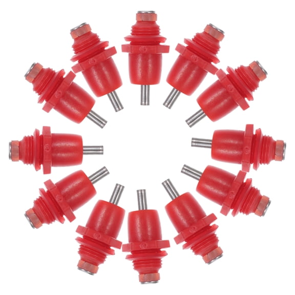 20 Pcs Drinking Fountain Poultry Nipples Chicken Chick Waterer PVC，钢 2.80X1.30X0.30CM