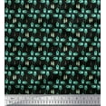 thumbnail image 1 of Soimoi Black polyester Crepe Fabric Colorful Bottle Fabric Prints By Yard 52 Inch Wide, 1 of 3