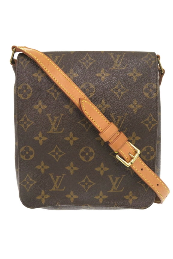 Pre-Owned Louis Vuitton Musette Salsa Short Strap Monogram M51258 Brown Shoulder Bag... (Fair)