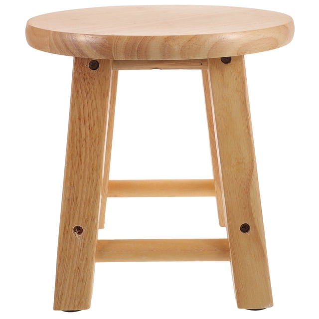 FUTUREORYY Marchepied d'Appoint portable avec Siège Rond Kaki Soutien Rehaussant 1 Ensemble