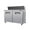 48 IN, variant on Commercial Refrigerator, Prep Work Table with Adjustable Shelf Brackets, Automatic Defrosting Function, Food Pans, Detachable Cutting Board
