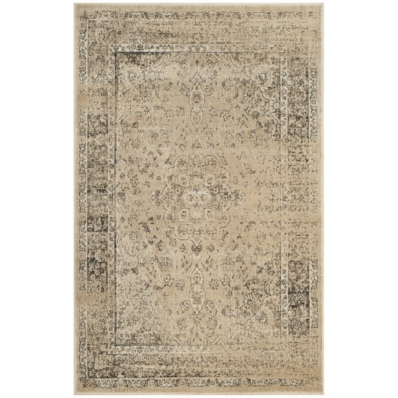 SAFAVIEH Vintage Hartley Traditional Area Rug, Warm Beige, 2'7" x 4'
