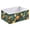 Green Leaves Lemmon, variant on Fabric Open Basket Bins Foldable Storage Basket 2 Size Avliable Lemons and Leaves