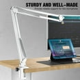 thumbnail image 3 of FIFINE Sturdy Boom Arm Stand for Microphone, Adjustable Suspension Microphone Boom Arm with 3/8" to 5/8" Adapter, 2in Heavy Desk Clamp Mount for Gaming/Podcast/Streaming, 3 of 8
