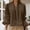 Coffee, variant on Women's Dressy Tops Spring Puff Long Sleeve Button Down Solid Color Fashion Shirts Work Business Blouses Lapel Collared