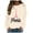 A-Beige, variant on Tiweut Hoodies Women Letter Print Pullover Long Sleeve Crewneck Sweatshirt Athletic Tops
