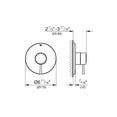 thumbnail image 4 of Essence New Single-Handle Single Function Pressure Balance Trim With Control Module, 4 of 6
