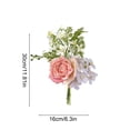 thumbnail image 3 of Ramo de seda artificial para decorar la mesa del comedor o la sala de estar – Adornos de flores artificiales para el hogar, bodas y fiestas – Centro de mesa, 3 of 6