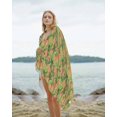 thumbnail image 2 of Palm Tree Tropical Beach Towels Oversized Super Absorbent, Pink Summer Green Botanical Lightweight Bath Towel Quick Dry Sets For Bathroom/Pool/Rv Camping/Beach Play/Gym Room/Picnic 23"x47", 2 of 8
