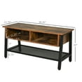 thumbnail image 3 of HOMCOM Meuble Télé Industriel Console Armoire de Rangement pour Télé de 45 Pouces, 3 of 10