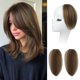 thumbnail image 1 of Voluminizador de pelo con clip REECHO, corto, grueso, marrón claro, 20 cm, 1 of 7