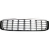 Grille Assembly for 1997-1999 Cadillac DeVille Chrome Shell with Painted Black Insert