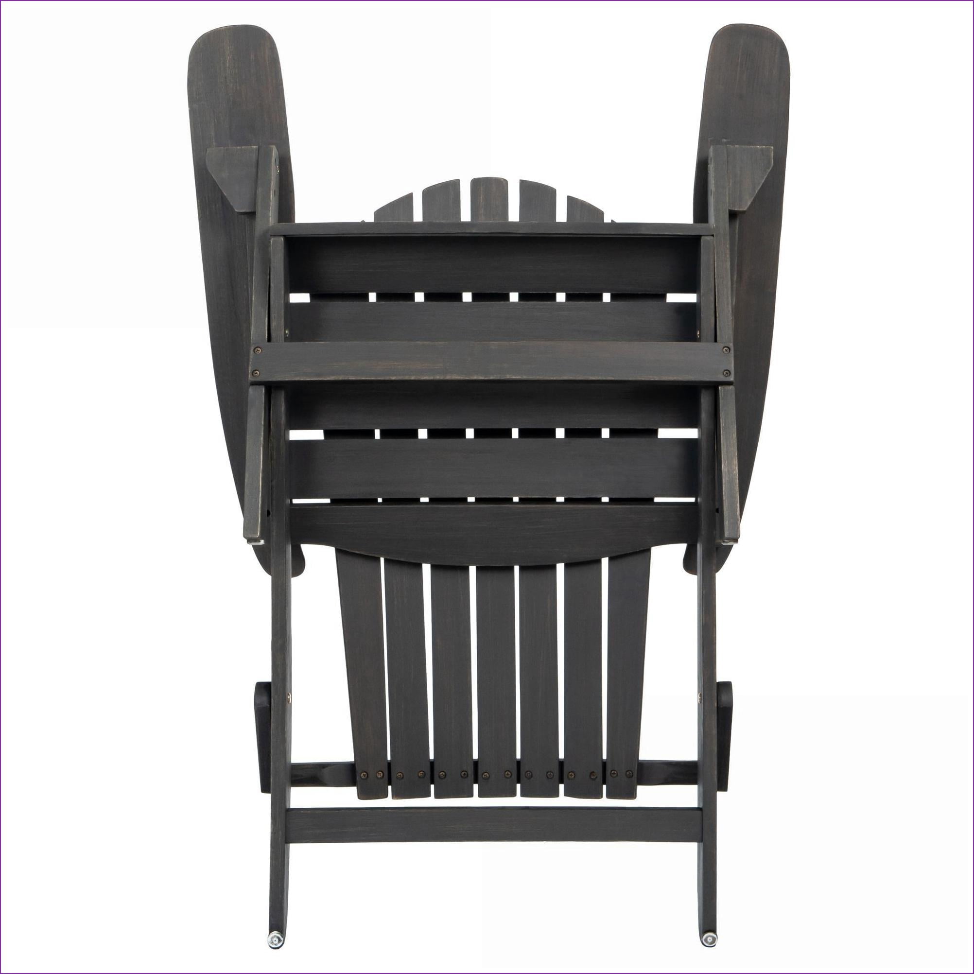 Outdoor Adirondack Chair | Rustic Foldable for Patio Backyard Porch | Acacia Wood | Slat Back