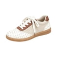 thumbnail image 3 of Willtoo Women's Retro Fashion Sneakers Casual Low Top Cow Faux Suede Walking Shoes, 3 of 4