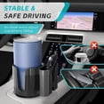 thumbnail image 4 of 2-in-1-Car-Cup-Holder-Expander-Adapter with Phone Holder Adjustable Base Fits Most Cup Holder and Phones, Compatible (1pcs), 4 of 5