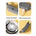 thumbnail image 3 of Portable Neck Fan Dual Head Wearable USB Rechargeable Mini Hanging Fan for Office Travel, 3 of 8