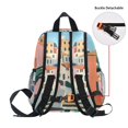 thumbnail image 5 of FORMRS School Backpack with Front Zippered Pocket 12" Student Travel Daypack, Art City, 5 of 6