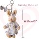 thumbnail image 2 of Llaveros bonitos para parejas, dijes de fotos de conejito de peluche para mochila, regalo de San Valentín para niños, para él, su novia, novio, 2 of 5
