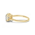 thumbnail image 3 of 1 3/4CT 8X5MM Pear Shape & 6MM Cushion Cut Lab Created Moissanite Diamond Toi Et Moi 2-Stone Engagement Ring For Women In 14K Yellow Gold Over Sterling Silver (VVS1 Clarity, 1.75 Cttw)-6.5, 3 of 7