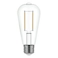 thumbnail image 3 of GE Refresh HD LED Light Bulbs, 60 Watt, Daylight, ST19 Edison Bulbs, Medium Base, Clear Finish, 2pk, 3 of 8