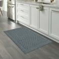 thumbnail image 2 of Mainstays Dylan Solid Diamond Olefin Navy Blue Indoor Accent Rug, 2'6"x3'10", 2 of 9