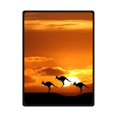 thumbnail image 1 of RYLABLUE Kangaroo Fleece Blanket Throw Blanket 58x80 inches, 1 of 1