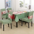 thumbnail image 4 of Skksst Christmas Dining Chair Slipcover Xmas Holiday Home Decoration Seat Protector, Set of 10, 4 of 7