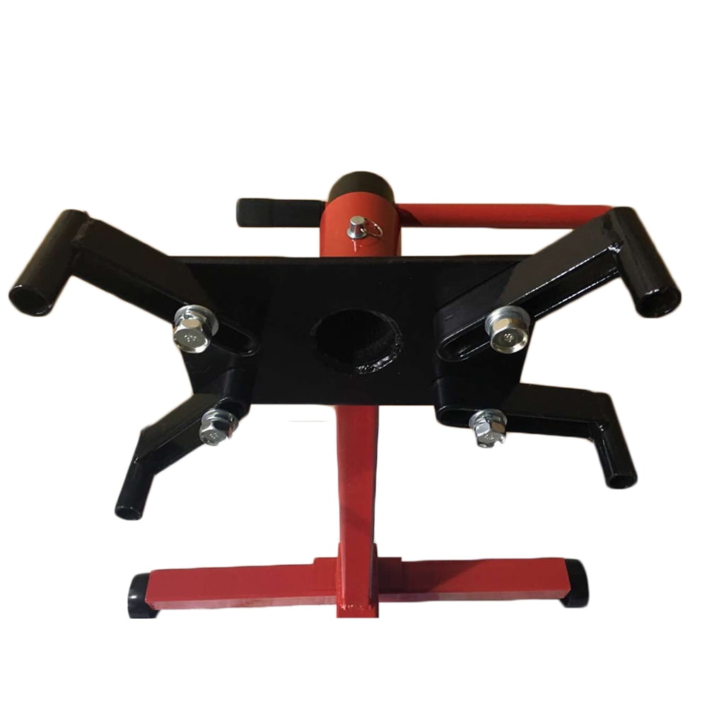 Ktaxon Engine Stand 1000lb Pro Hoist Automotive Lift Rotating 4 Leg Type Motor Red